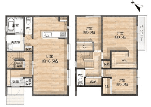 イオンモール豊川　戸建て